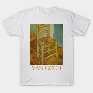 Van Gogh's Chair by Vincent van Gogh T-Shirt